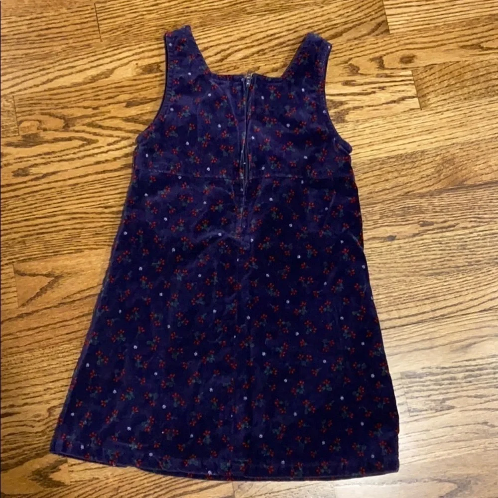 OshKosh B’gosh | Floral Velvet‎ Cotton Dress Sz 6